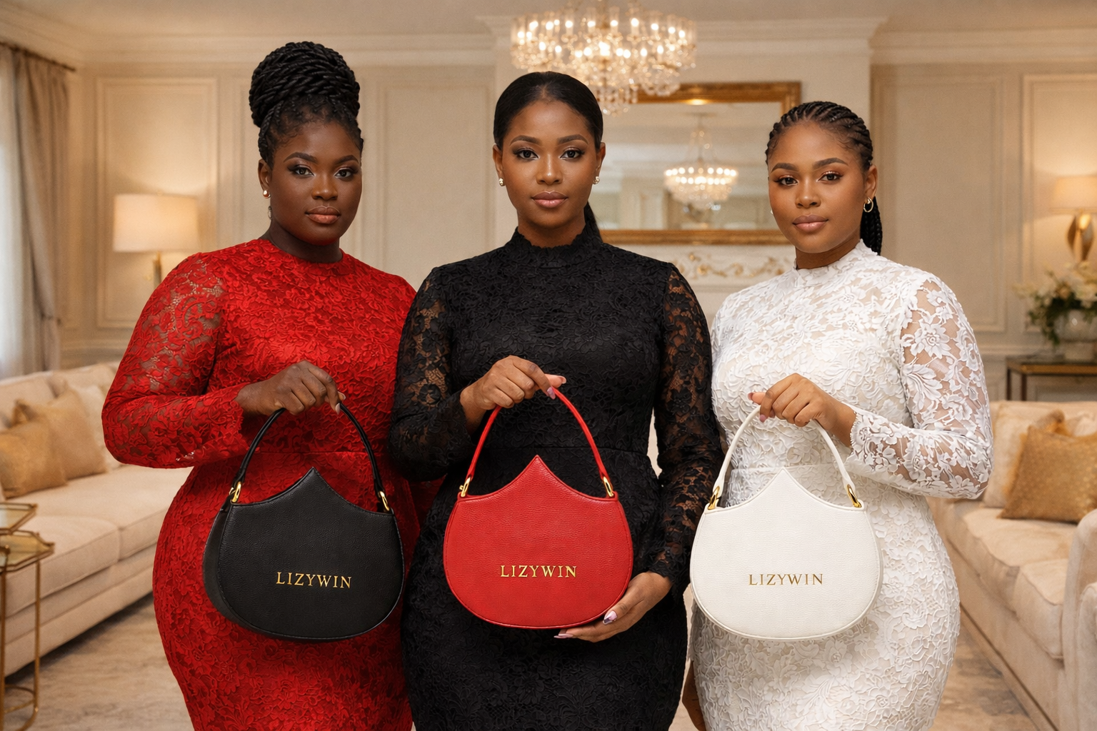 Lizywin Models with Lizywin Pinnacle bags